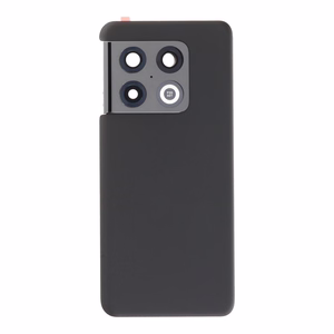 Задняя крышка OnePlus 10 Pro с стеклом камеры чёрный OEM