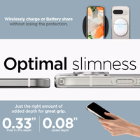 Spigen Ultra Hybrid Viedtālruņa apvalks Google Pixel 9 / 9 Pro - caurspīdīgs