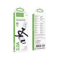 Kabelis USB A uz USB C Hoco 3A 1 m X110 melns