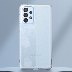 Ringke Fusion Matte TPU viedtālruņa apvalks ar daļēji caurspīdīgu gēla rāmi Samsung Galaxy A73