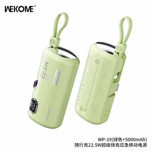 Внешний аккумулятор WK Design "WP-19 Companion" зелёный 5000mAh (22.5W)