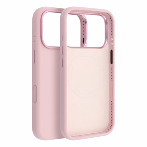 Maciņš priekš iPhone 16 PRO Forcell F-Protect Frame Premium saderīgs ar Magsafe rozā