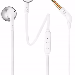 Wire earphones Jack 3,5 mm JBL T205 white