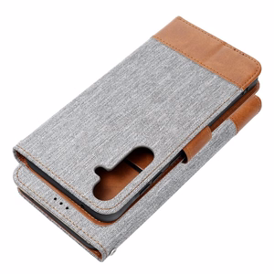 JEANS Book viedtālruņa apvalks Xiaomi Redmi Note 14 5G pelēks
