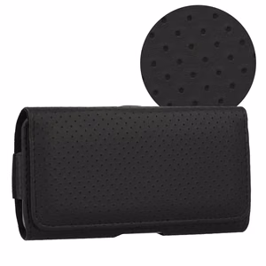 HIT Belt Holster (SIZE XL) for Iphone 17 Pro Max/16 Pro Max/Samsung A55 5G/A53/S25/S24 design 4 black (167x83 mm)