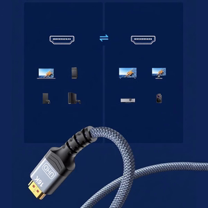 Wozinsky WPS-16AYL1S DisplayPort 2.1 kabelis VESA sertificēts 80 Gb/s 16K@60Hz 8K@120Hz 4K@240Hz HDR HDCP DSC 1m - melns