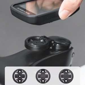 Rockbros WT-2 velosipēda datora turētājs ar vietu AirTag – melns