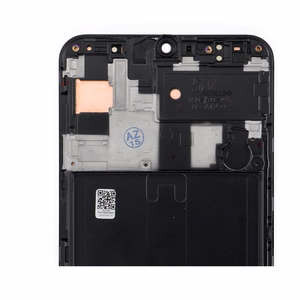 FIXCELL AMOLED LCD displejs ar rāmi SAMSUNG A50, melns (mainīts stikls)