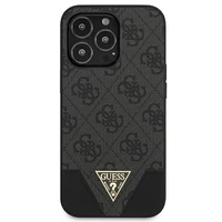 Guess maciņš GUHCP13LPU4GHBK iPhone 13 Pro / 13 6.1" pelēks/pelēks hardcase 4G Triangle Collection