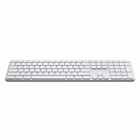 Bezvadu tastatūra QWERTY Satechi Slim EX3 Mac / PC ST-KEX3S-EN sudraba krāsā