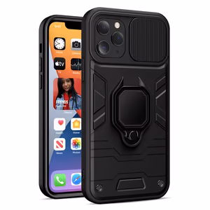 Ring Lens viedtālruņa apvalks Realme C25Y Melna