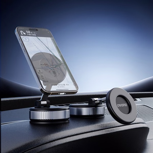 Dudao F24PRO MagSafe saderīgs Car Turētājs with Suction Cup for Windshield or Dashboard - melns