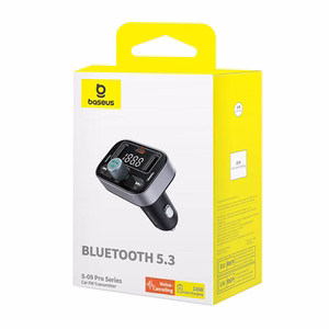 FM Transmitter Baseus S-09 Pro, Bluetooth (black)