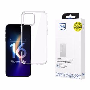 3mk Bruņu viedtālruņa apvalks iPhone 16 Pro Max - Caurspīdīgs