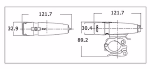 Velosipēda priekšējā gaisma 300lm, LED, USB, IPX5