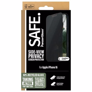 SAFE by PanzerGlass iPhone 16 6.1" privātuma aizsargstikls īpaši plats SAFEP95875
