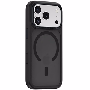 Benks Magnetic Mist maciņš ar metāla rāmi (C.K.FF.AP.BK.0072) iPhone 18 Pro/17 Pro, melns, ar kameras vadības pogu
