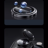 Benks Rūdīts stikls Glass Warrior Objektīva Aizsardzība kamerai Iphone 16/16 Plus (2 objektīvi) sudraba titāns