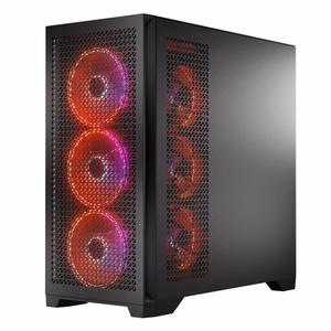 MODECOM VOLCANO EXPANSE T APEX ARGB MIDI datora korpuss, melns