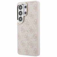Guess maciņš 4G Embossed Ring MagSafe for Samsung Galaxy S26 Ultra rozā