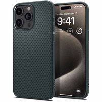 Spigen Liquid Air viedtālruņa apvalks iPhone 16 Pro Max - zaļš