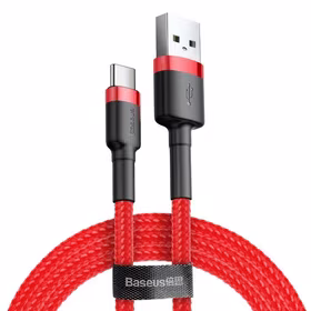 Baseus Cafule kabelis USB-C 2A 2m (sarkans)