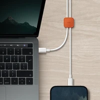 Uniq Pod pašlīmējošo kabeļu organizētāju komplekts, 8 gab., rozā / gaiši rozā