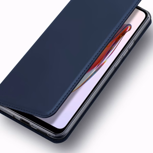 Dux Ducis Skin Pro Case For Xiaomi Redmi 11A / Poco C55 / Redmi 12C Cover Flip Card Wallet Stand Gold
