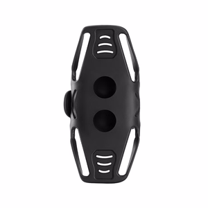 Rockbros LF24166 silikona velosipēda tālruņa turētājs, 4–7" – krāsa: melna
