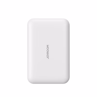 Magnētiskais portatīvais lādētājs Joyroom JR-W020 20W 10000mAh MagSafe + USB-C uz USB-C kabelis 0,25m (balts)