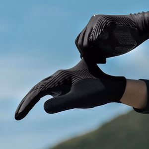 Rockbros cycling gloves spring/summer/autumn, full, size: L - black