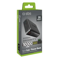 Portatīvais lādētājs SBS TEBB10000HDPD20K 10000 mAh ar Power Delivery - melna