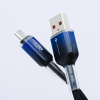 Kabelis FORCELL F-ENERGY C351 USB A uz Micro USB QC3.0 2,4A 18W Gradient 1 m melns (m)