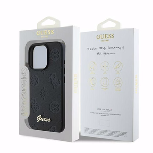 Guess 4G Classic viedtālruņa apvalks iPhone 16 Pro - melns