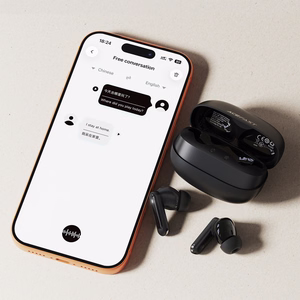Acefast W8 TWS bezvadu in-ear austiņas ar ANC, ENC un AI tulkošanu, melnas