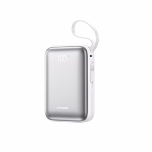 Joyroom JR-PBF29 20000mAh 22.5W ārējā baterija ar dubulto kabeli balta