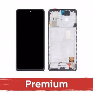 LCD Displejs Saderīgs ar Xiaomi Redmi Note 10 Pro Melns ar Frame / OEM