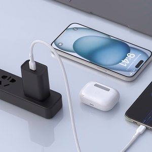 Dudao L9X 30W USB-C - Lightning kabelis 1m - balts