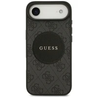 Guess 4G Circle Classic Logo Magnētiskais viedtālruņa apvalks iPhone Air - melna