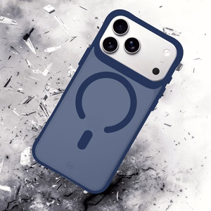 3mk Smoke MagCase futrālis iPhone 17 Pro - zils - caurspīdīgs