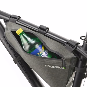 Rockbros AS-017 velosipēda rāmja soma 5 l - tumši zaļa