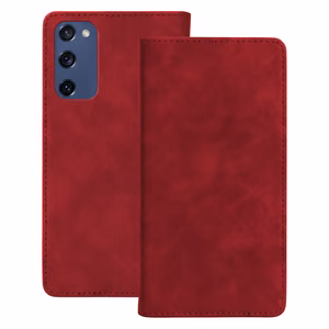 Smart Suede viedtālruņa apvalks Samsung Galaxy S20 FE / S20 Lite / S20 FE 5G sarkana