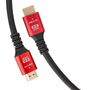 Kabelis HDMI 2.1 8K 60 Hz / 4K 120 Hz – ar ļoti augstu ātrumu, HDR, eARC, VRR, 48Gbps, 3 m, melns