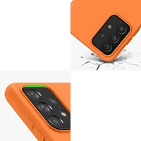 Silikona viedtālruņa apvalks mīksts elastīgs gumijas pārsegs Samsung Galaxy A22 4G rozā