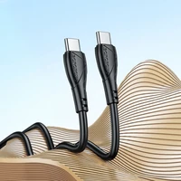 Borofone Kabelis BX121 Energy - Type C uz Type C - PD 60W 1 metrs melns