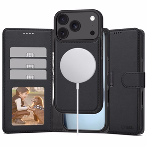 Tech-Protect Wallet MagSafe Чехол для iPhone 17 Pro Max - матовый чёрный