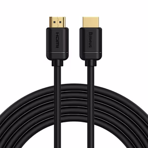 Baseus 2x HDMI 2.0 kabelis 4K 60Hz, 5 m, melns