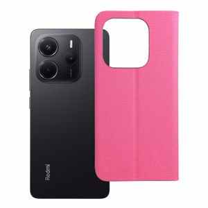 SENSITIVE grāmatas tipa viedtālruņa apvalks XIAOMI Redmi Note 14 4G (GLOBAL - 164,84mm x 78,15mm x 8,16mm) gaiši rozā