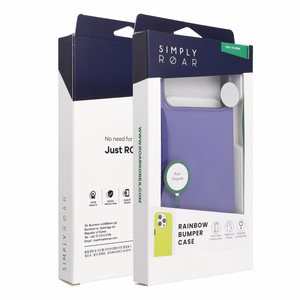 ROAR RAINBOW BUMPER viedtālruņa apvalks IPHONE 16 Pro Max violets