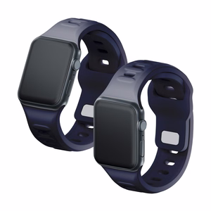 3mk silikona siksniņa Apple Watch, 38/40/41/42 mm, pelēks, mazais izmērs